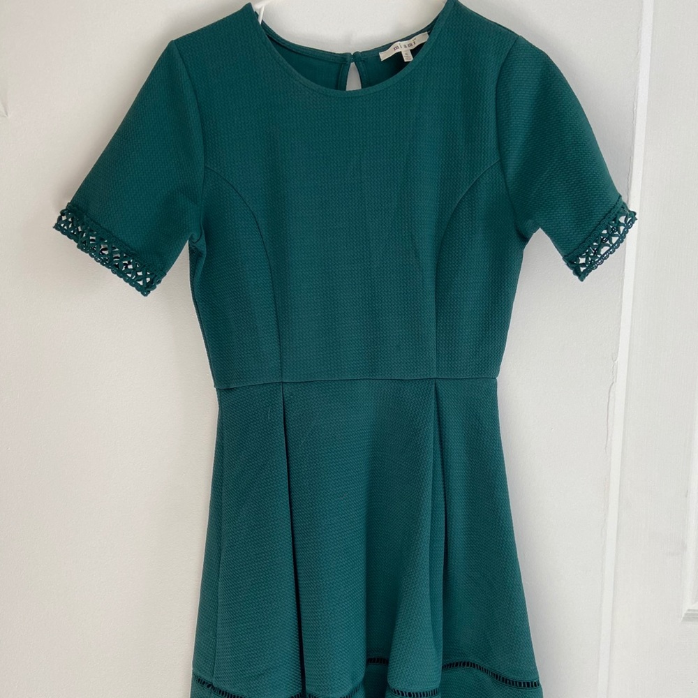 Green business dress